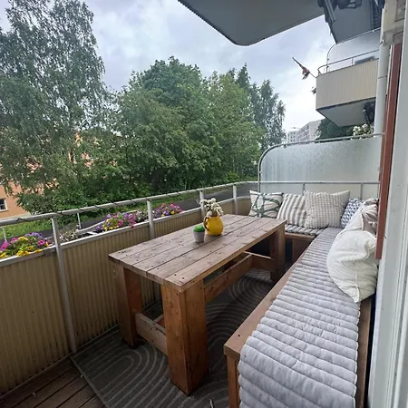 Апартаменты Modern 2br With Balcony And Free Parking Осло